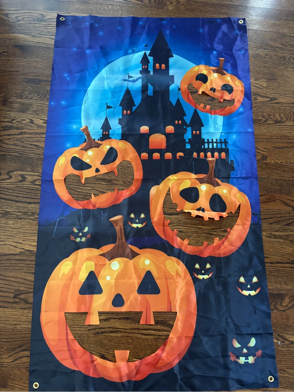 Halloween beanbag toss game